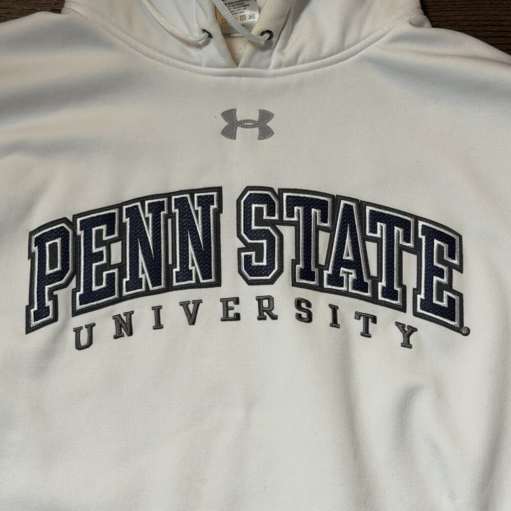 Under Armour Penn State University Nittany Lions Men's White Hoodie Size XL - Picture 4 of 9